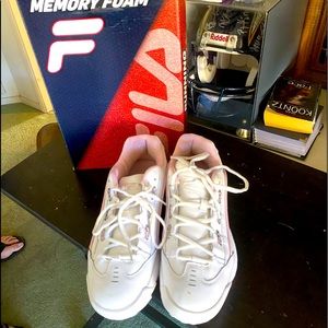 White and pink accent beautiful Filas!